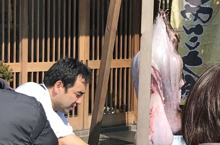 あんこうつるし切り